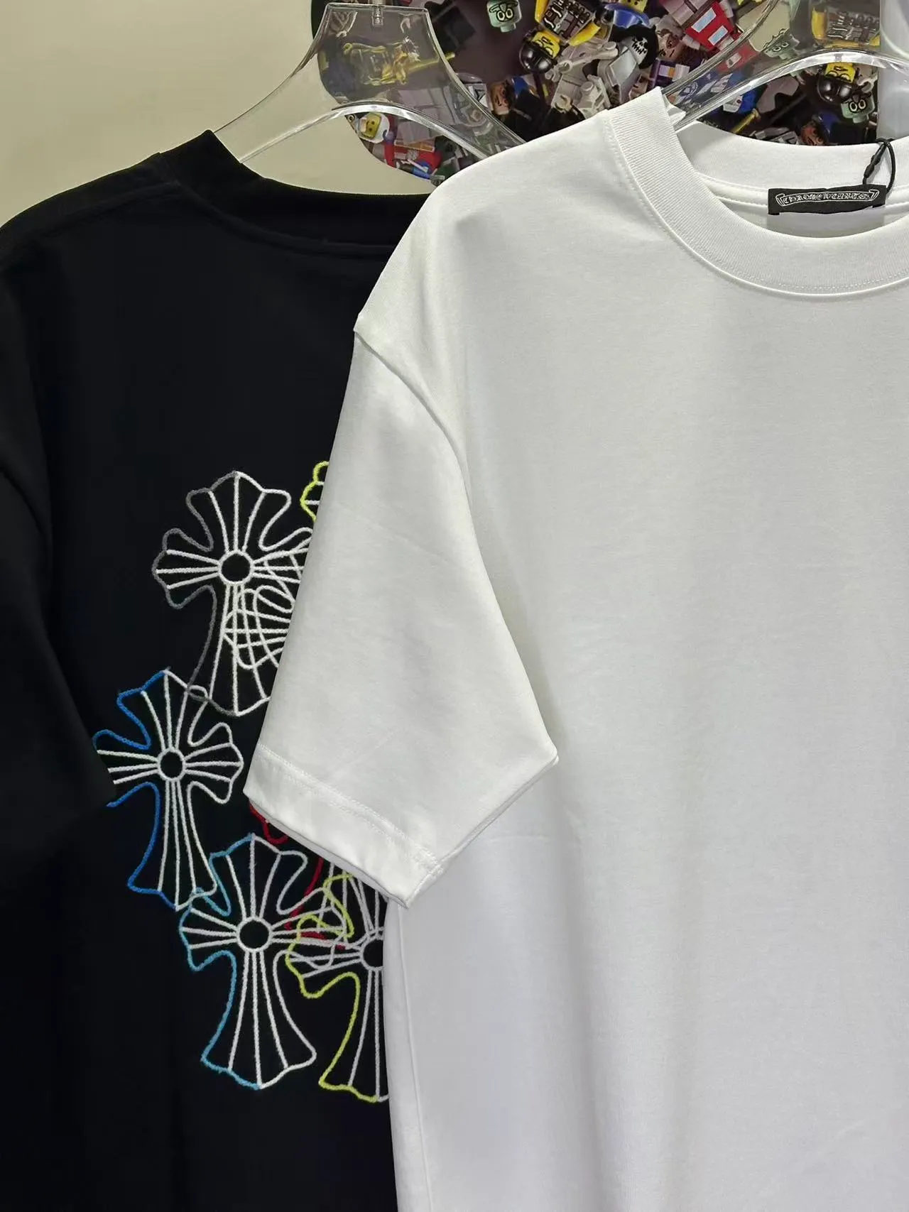 L 26939# 【Come Hearts】 T ！ logo ！ ， ， Breathable ， ！ ， ！ ， Series！ ➕ Quality 🪡 ：Black White SIZE：S-XXL